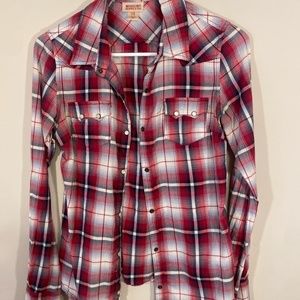 Button Down Plaid Shirt